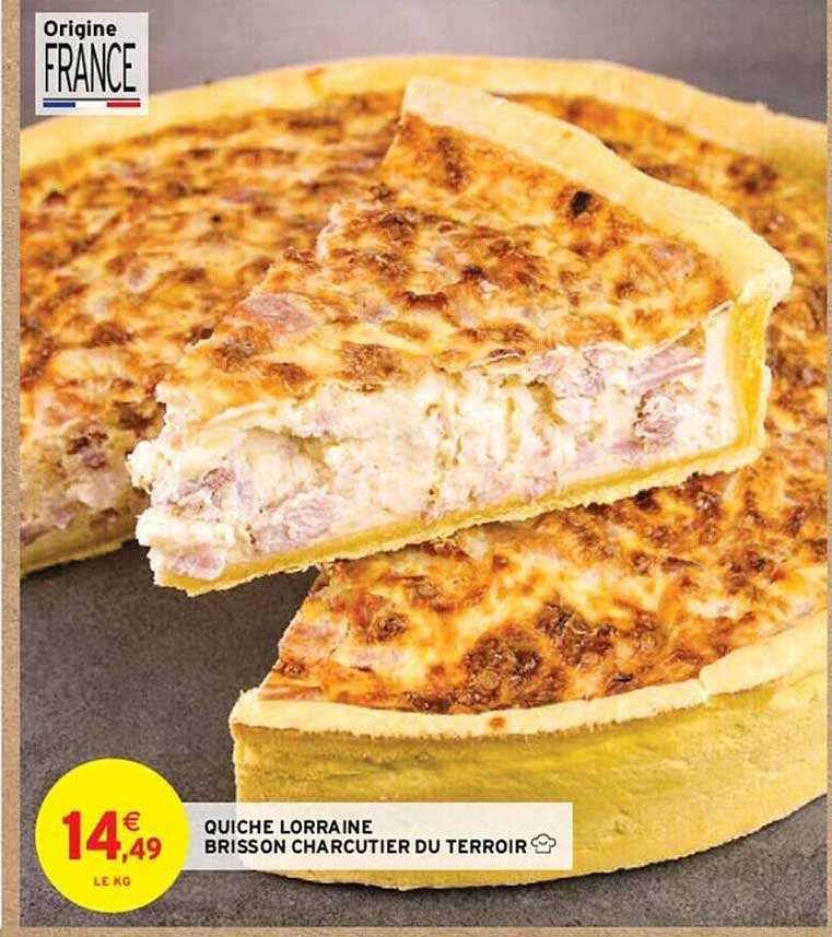 Quiche Lorraine Brisson Charcutier Du Terroir