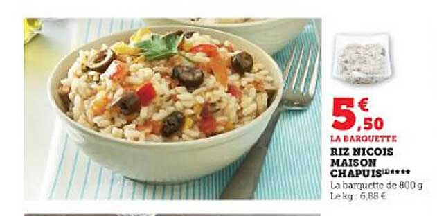 riz niçois maison chapuis