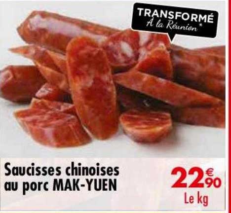 saucisses chinoises au porc mak-yuen