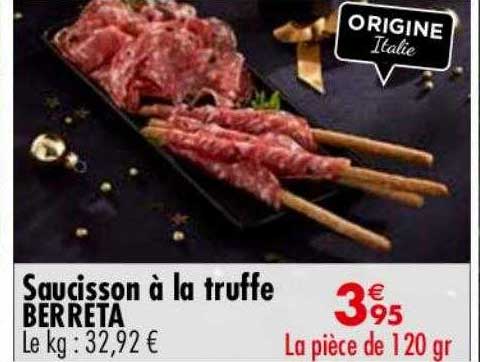 saucisson à la truffe berreta