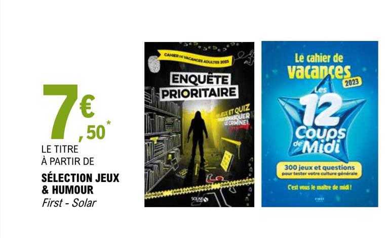 sélection jeux & humour