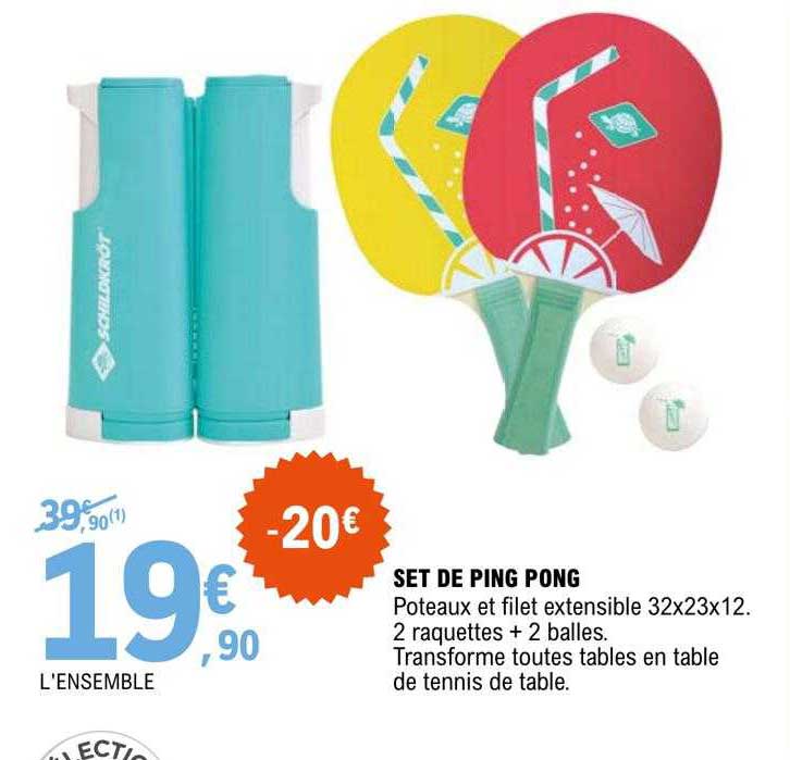 set de ping pong