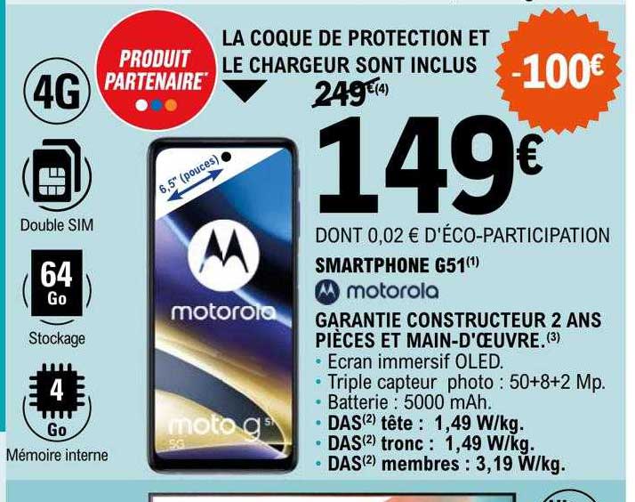 Smartphone G51 Motorola