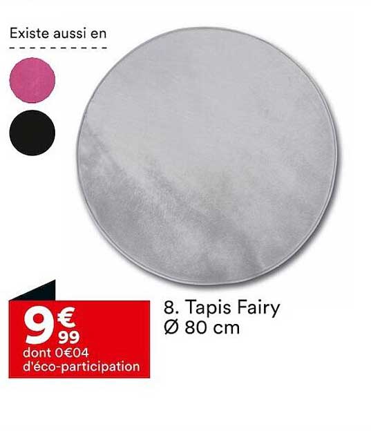 Tapis Fairy ø 80 Cm