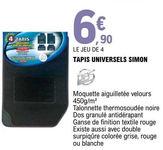 tapis universels simon