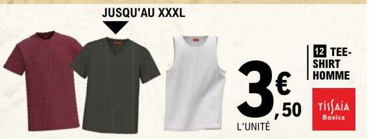 tee-shirt homme tissaia