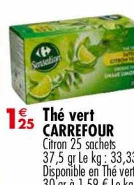 Thé Vert Carrefour