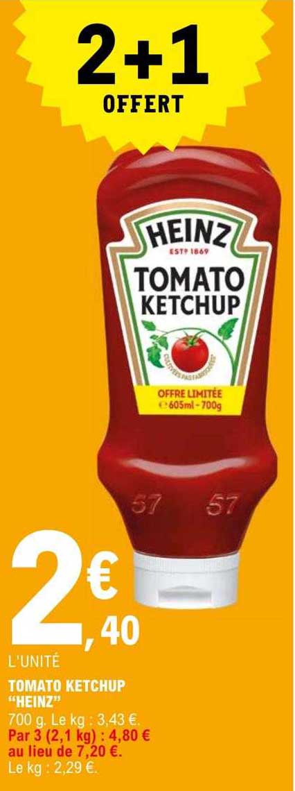 tomato ketchup "heinz"