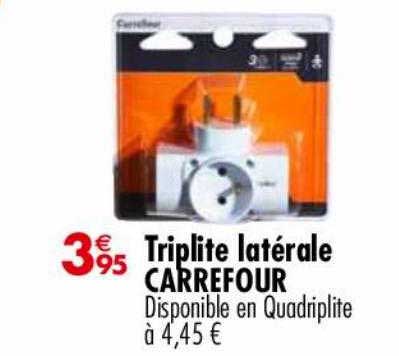 triplete latérale carrefour