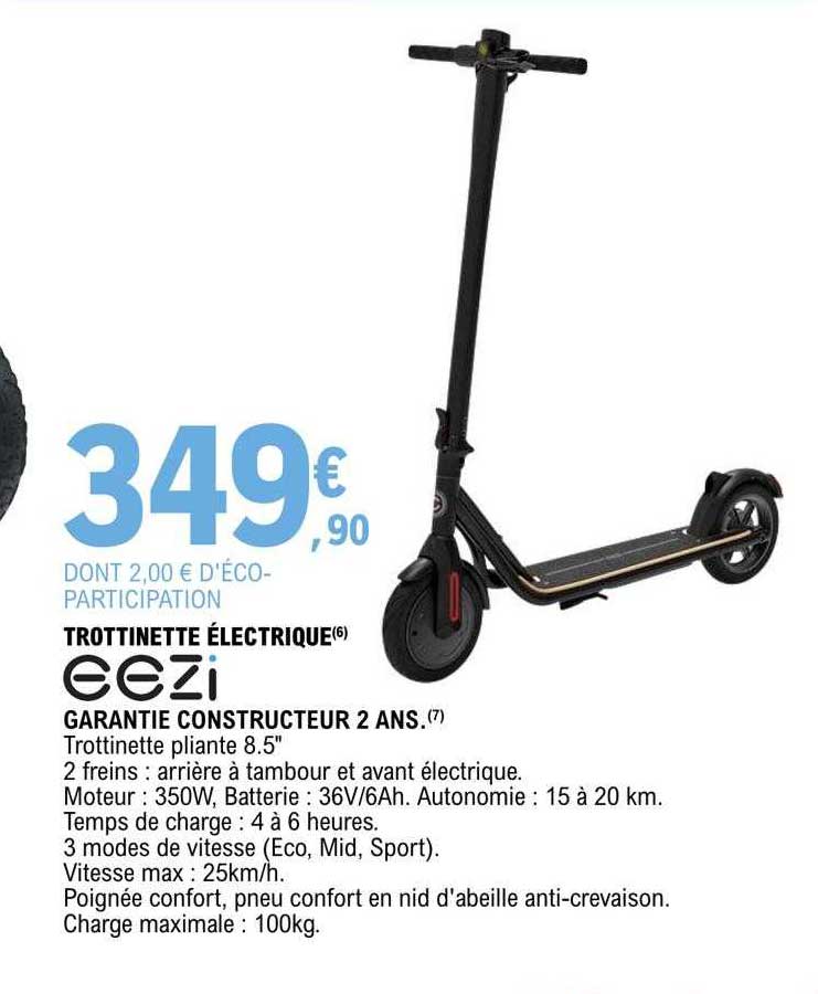 Trottinette électrique Eezi