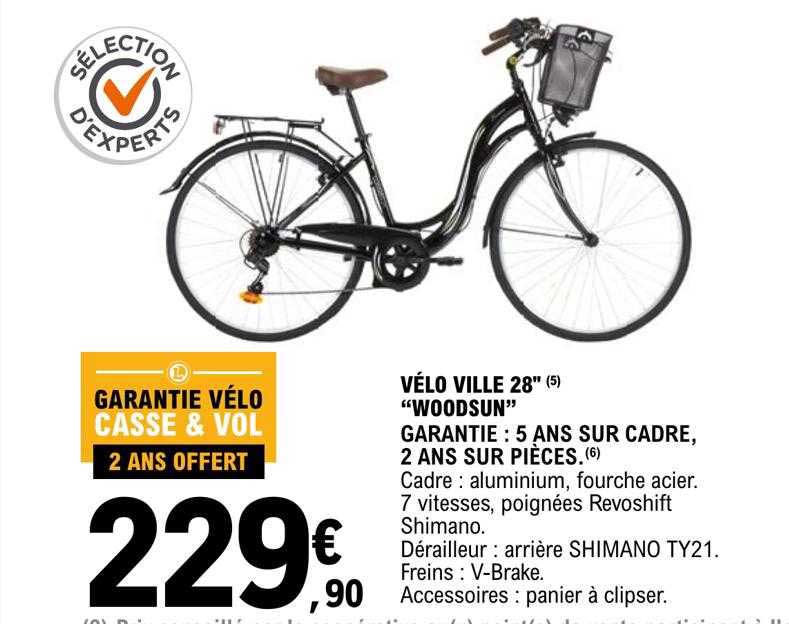 vélo ville 28" "woodsun"