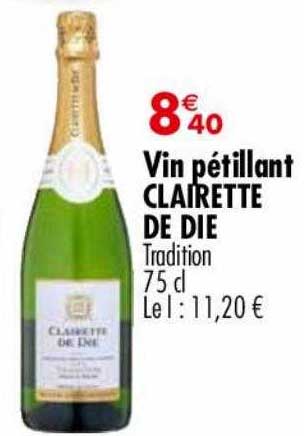 vin pétillant clairette de die tradition