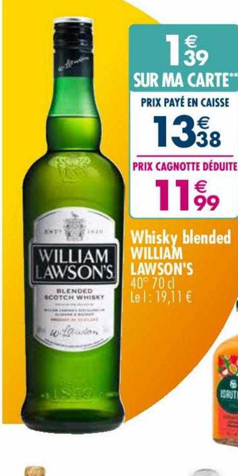 whisky blended william lawson's