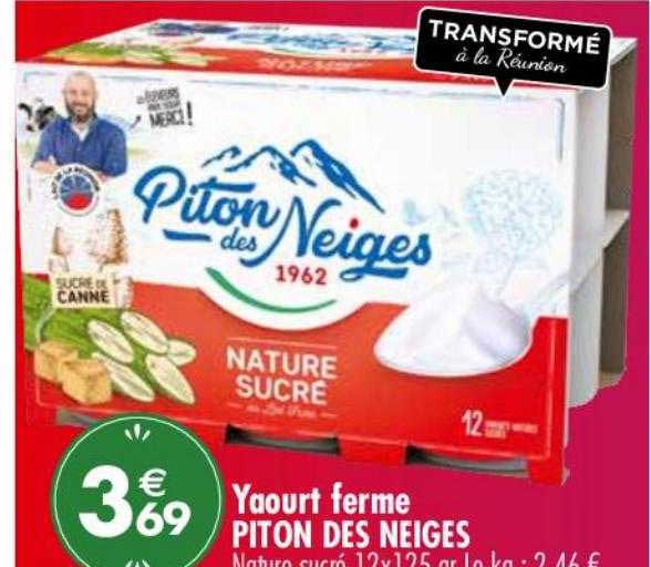 yaourt ferme piton des neiges