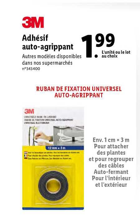 Adhésif Auto Agrippant 3m