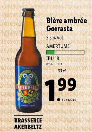 Bière Ambrée Gorrasta