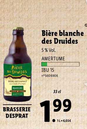 bière blanche des druides