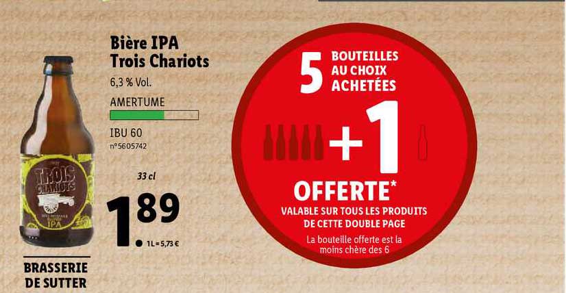 bière ipa trois chariots