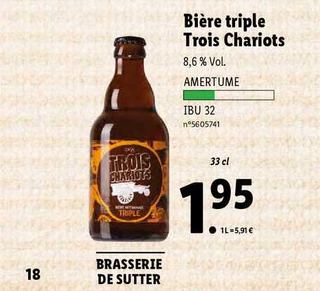 bière triple trois charois