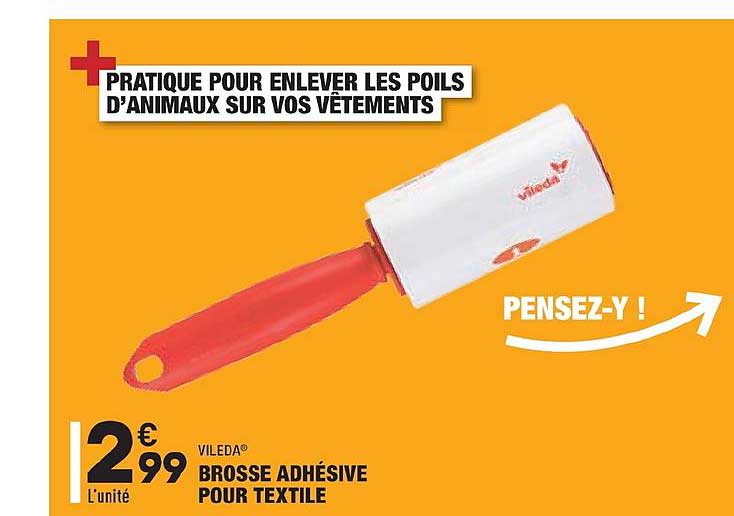 Brosse Adhésive Pour Textile Vileda
