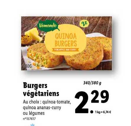 burgers végétariens