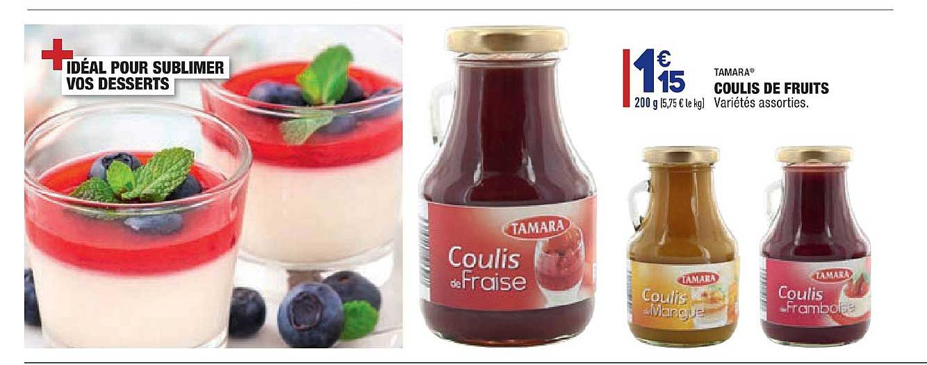 coulis de fruits tamara