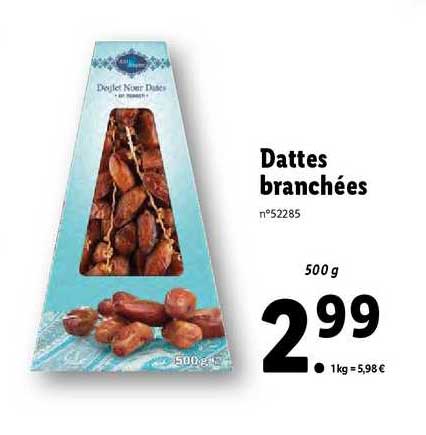 dattes branchées