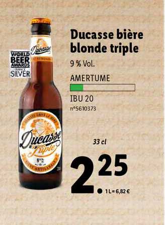 Ducasse Bière Blonde Triple