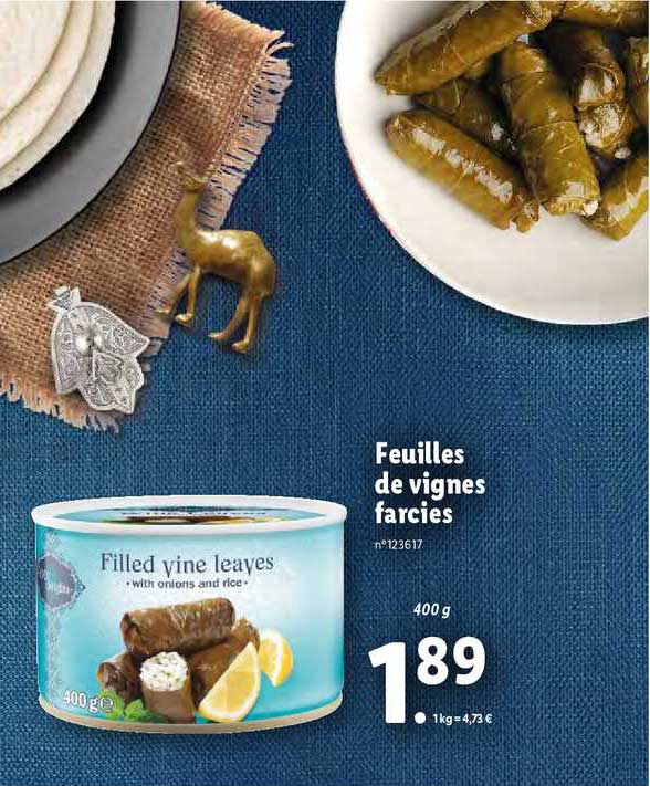 feuilles de vignes farcies