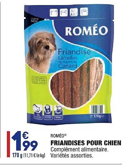 friandises pour chien roméo