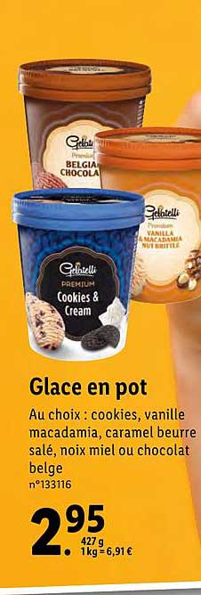 Glace En Pot