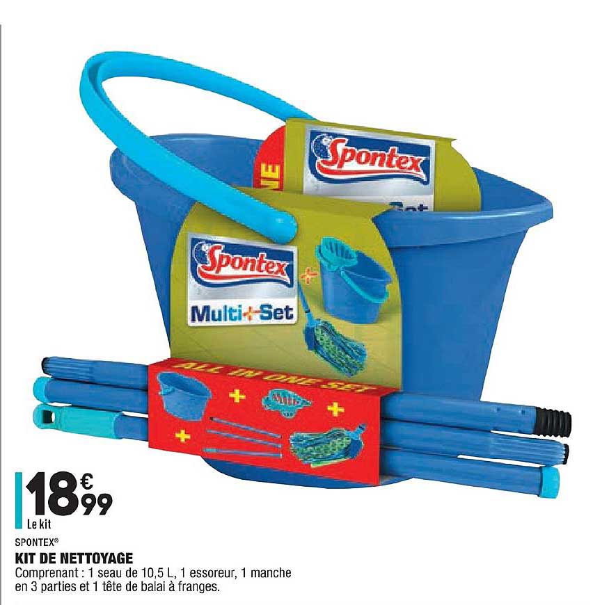 Kit De Nettoyage Spontex