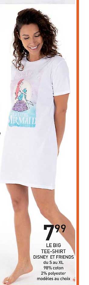 le big tee shirt disney et friends