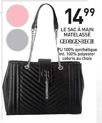 le sac à main matelassé georges rech