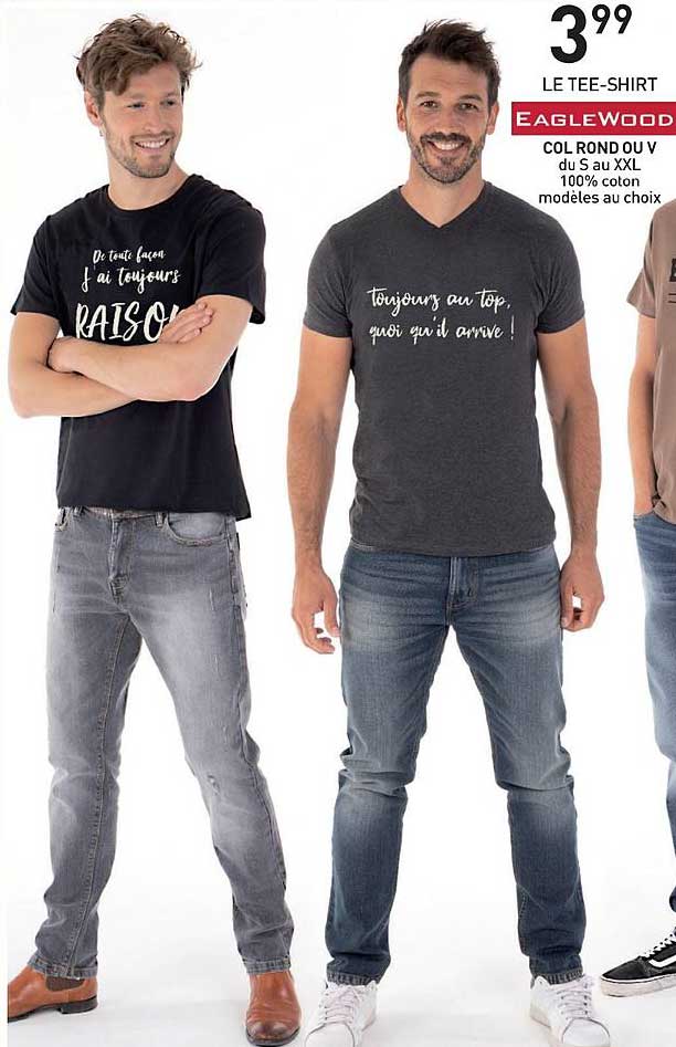 le tee shirt eagle wood