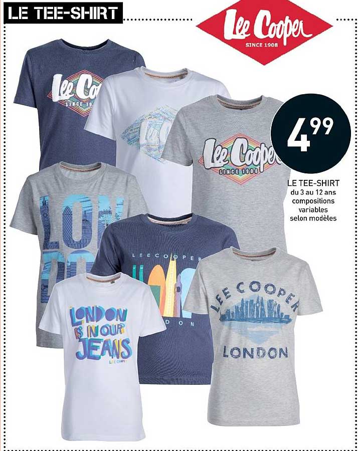 le tee shirt lee cooper