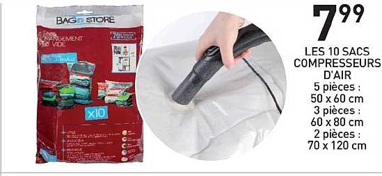 les 10 sacs compresseurs d'air
