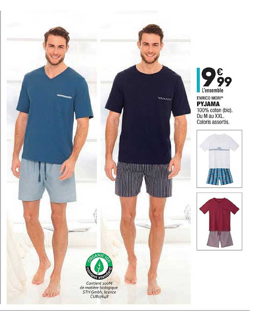 pyjama enrico mori
