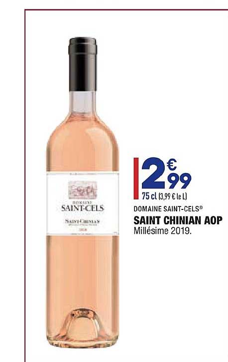 saint chinian aop domaine saint cels