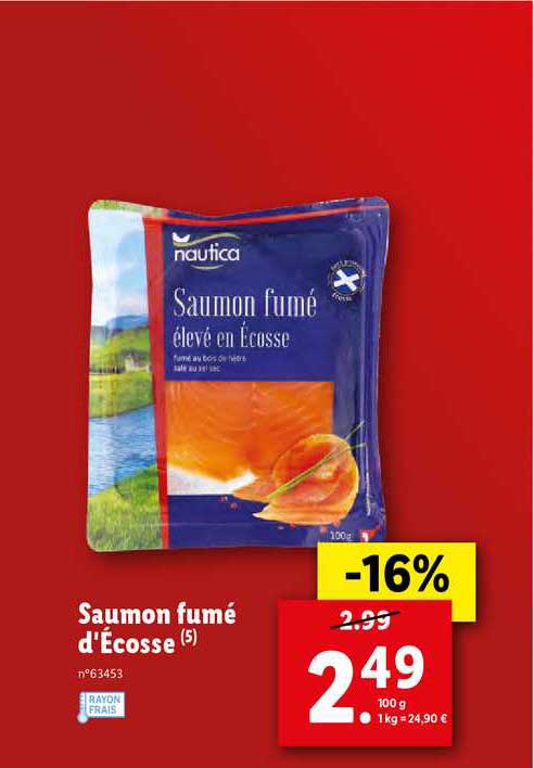 Saumon Fumé D'écosse