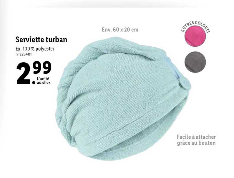 Serviette Turban