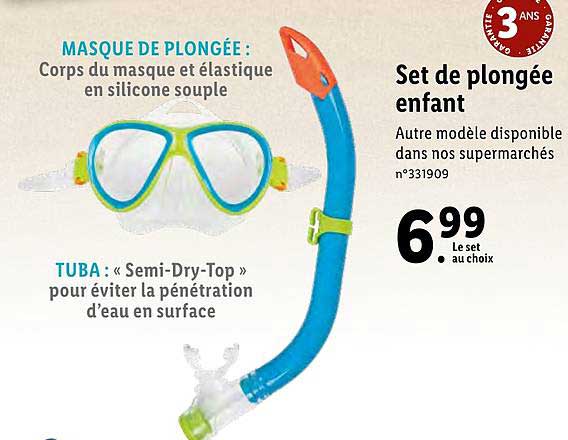 Set De Plongée Enfant