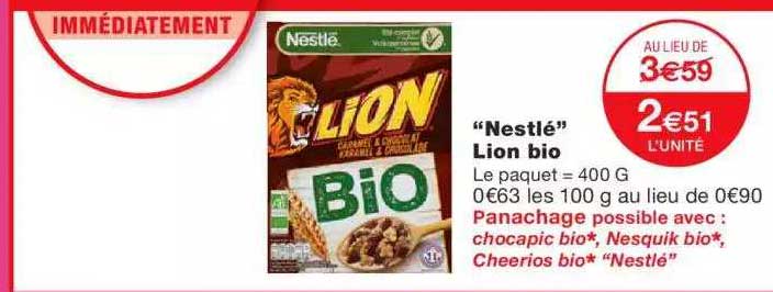 "nestlé" Lion Bio