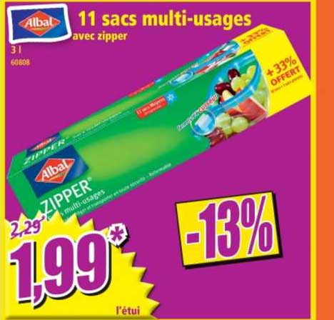 11 sacs multi-usages albal