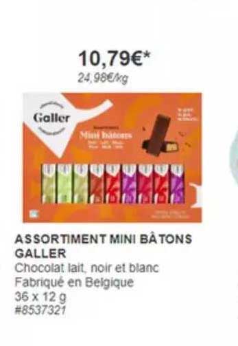 assortiment min bâtons galler