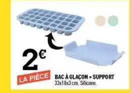 bac à glaçon + support