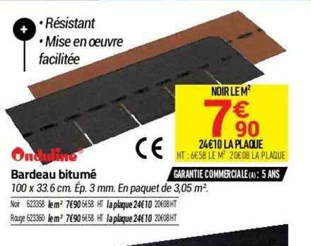 bardeau bitumé onduline