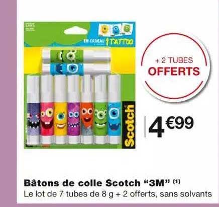 bâtons de colle sctoch "3m"