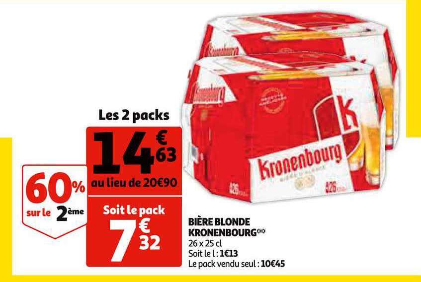 Bière Blonde Kronenbourg