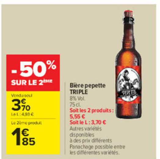 bière pepette triple